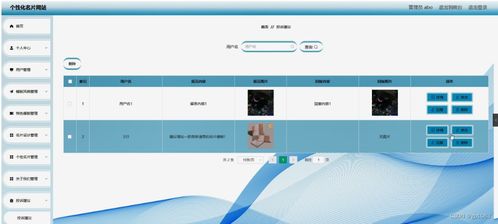 springboot个性化名片网站v3i57 了解毕业设计的关键考虑因素